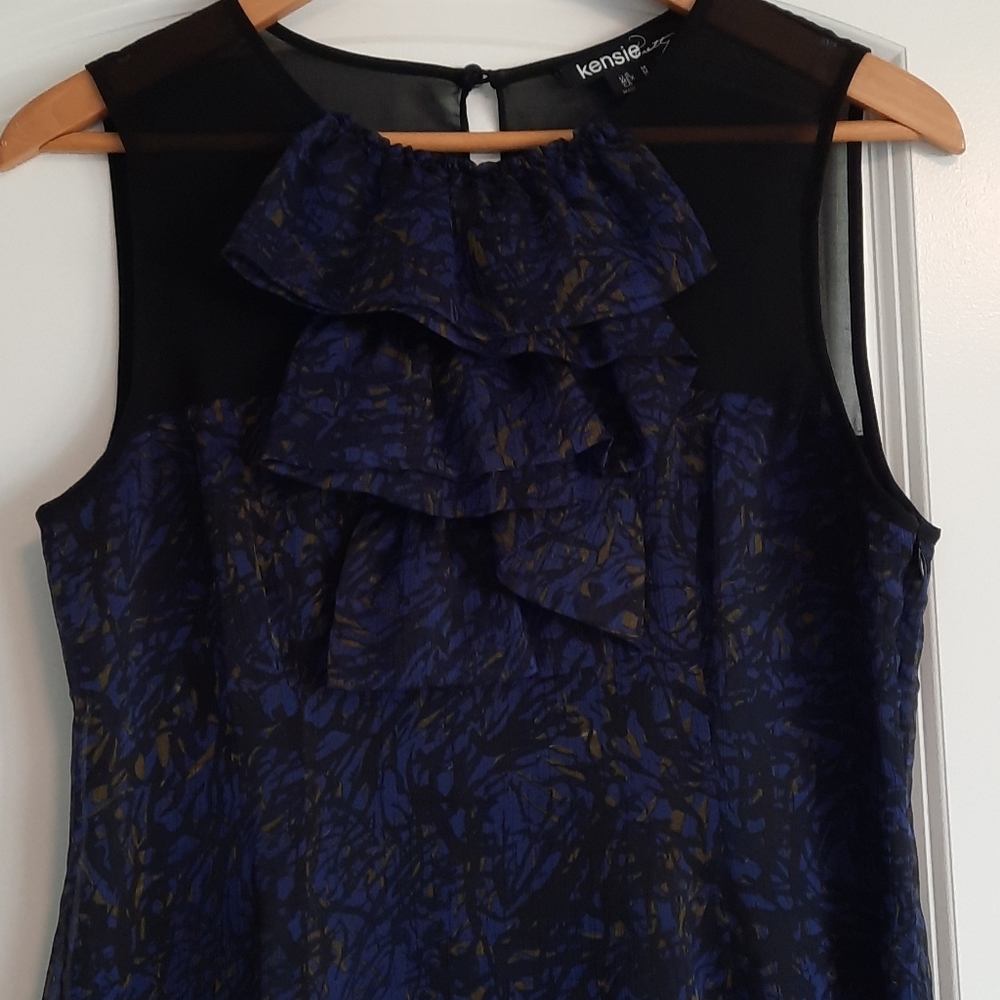 Kensie Dress with sheer panel